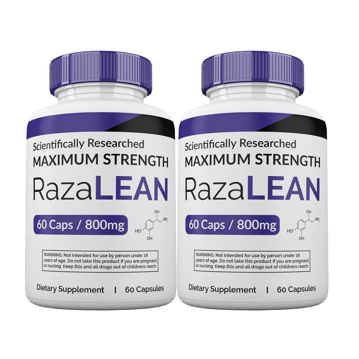 Gold Nutra RazaLean Capsules 2022 Formula - 120 Capsules