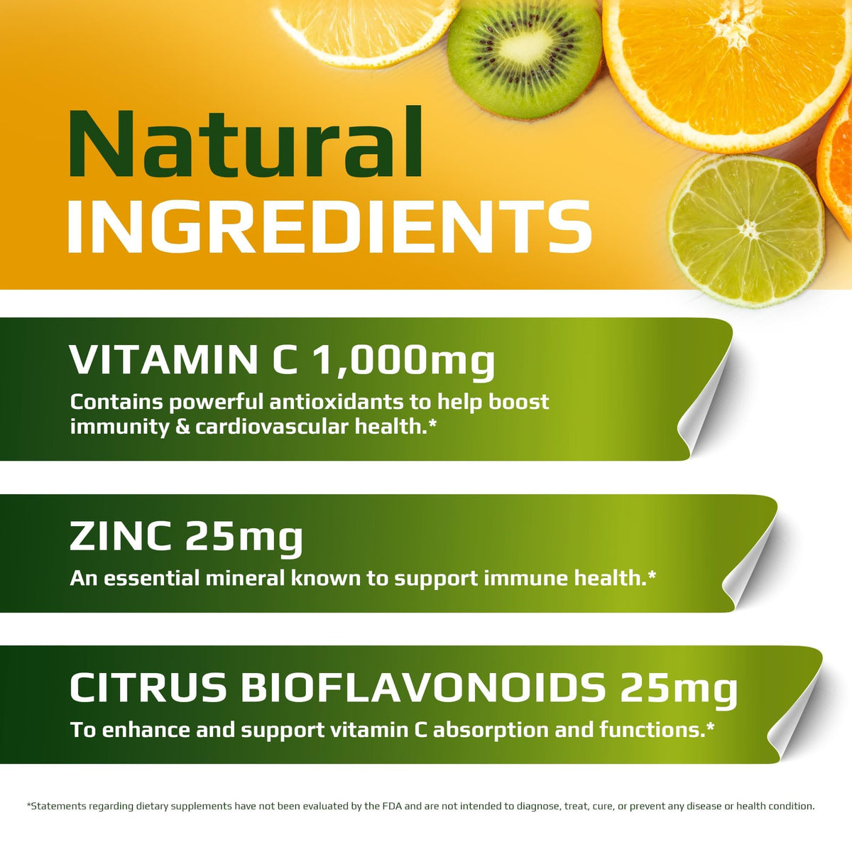 MUSCLE FOOD LABS Vitamin C + Zinc 1000mg - 120 Capsules - image 3