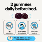 SuperMush Daily Sleep Gummies - Melatonin-Free Sleep Aid