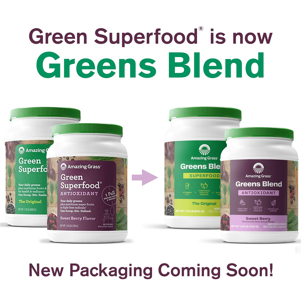 Amazing Grass Greens Blend Antioxidant Superfood Powder - 100 Servings - image 2