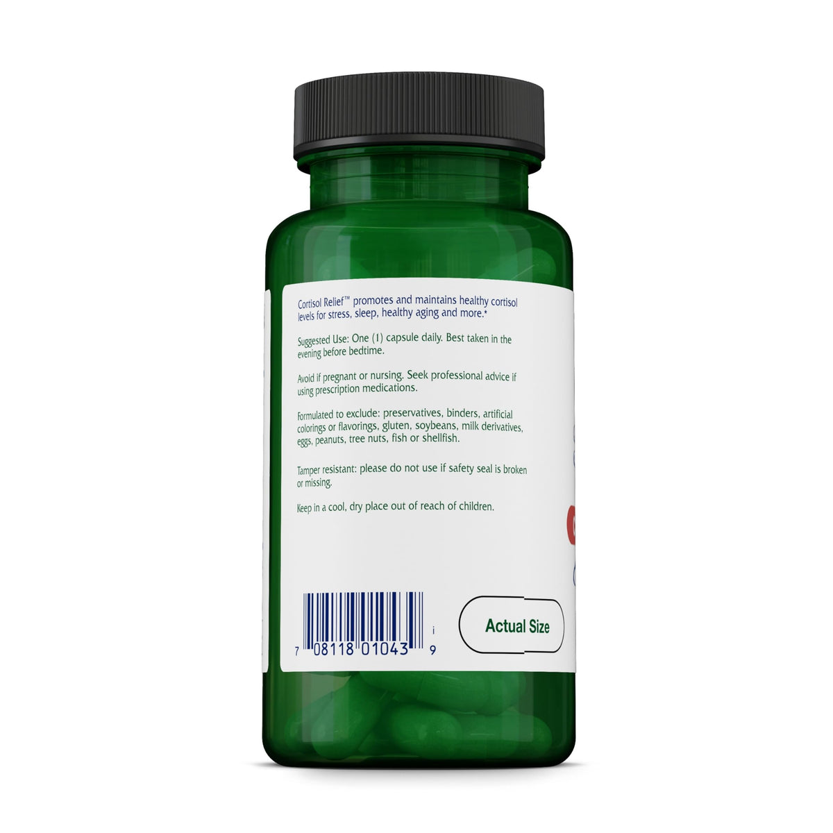Vitanica Cortisol Relief, Stress and Sleep Support, Vegan