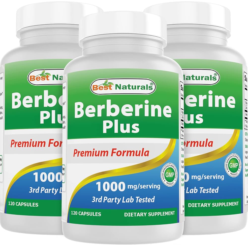 Best Naturals Berberine Plus 1000 mg - 120 Capsules