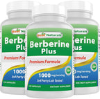 Best Naturals Berberine Plus 1000 mg - 120 Capsules