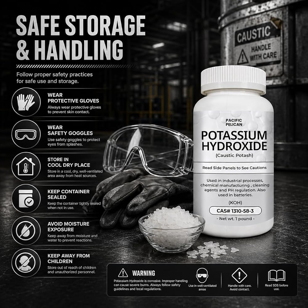 Pacific Pelican Potassium Hydroxide Chemical - 1 Count - image 5