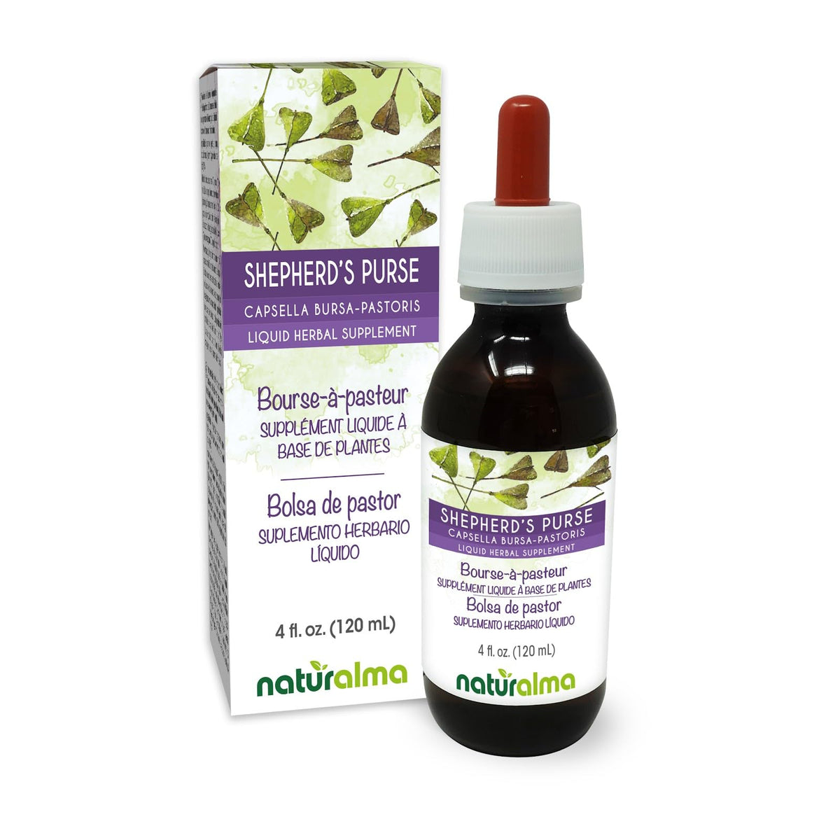 Naturalma Shepherd's Purse Herbal Tincture - 4 fl oz