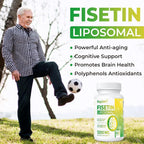Kayseari Fisetin 1200mg Liposomal Fisetin Supplements 98% Pure
