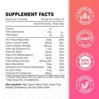 Zetelixia Iron Supplement Gummies for Women Men