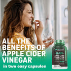 Herbtonics Raw Apple Cider Vinegar 1500mg with Mother - 120 Capsules - image 2