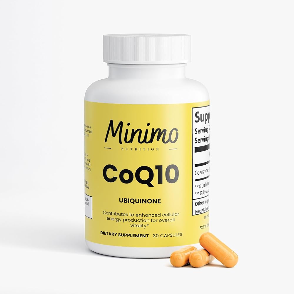 Minimo Nutrition CoQ10 Ubiquinone 200mg - 30 Capsules - image 6