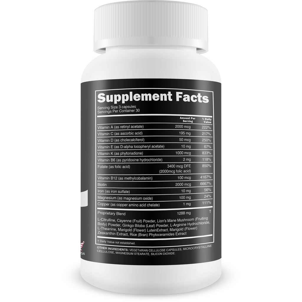 Advanced Silk Biotin Complex Hair, Skin & Nail Support - 60 Capsules - image 2
