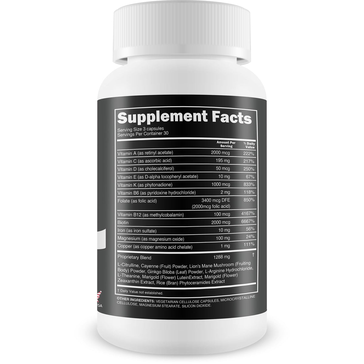 Advanced Silk Biotin Complex Hair, Skin & Nail Support - 60 Capsules - image 2