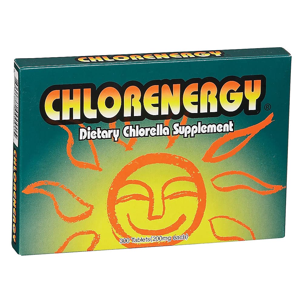Chlorenergy Chlorella 200mg Dietary Supplement - 300 Tablets