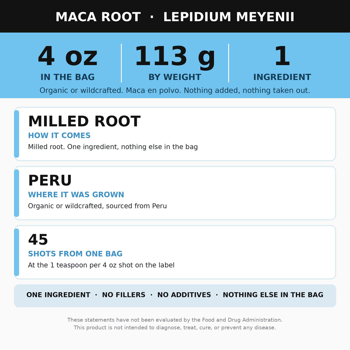 Alkaline Herb Maca Root Powder - 4 oz Organic Peruvian - image 5