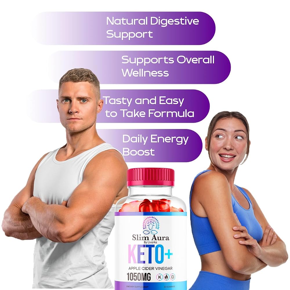 LIVORKA Slim Aura Keto ACV Gummies Apple Cider Vinegar - 120 Gummies - image 2
