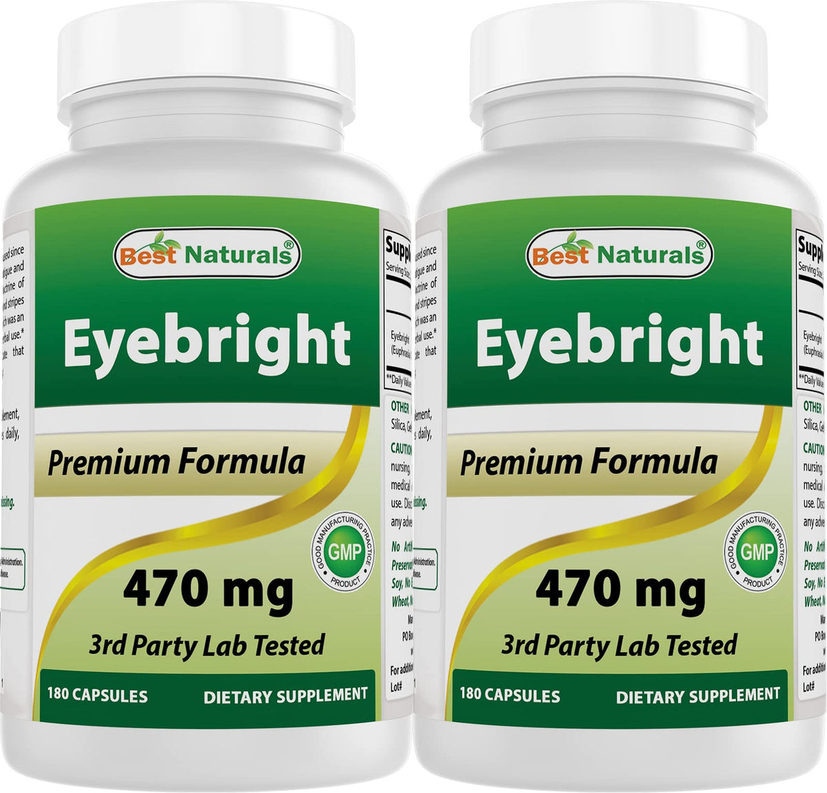 Best Naturals Eyebright 470 mg 180 Capsules