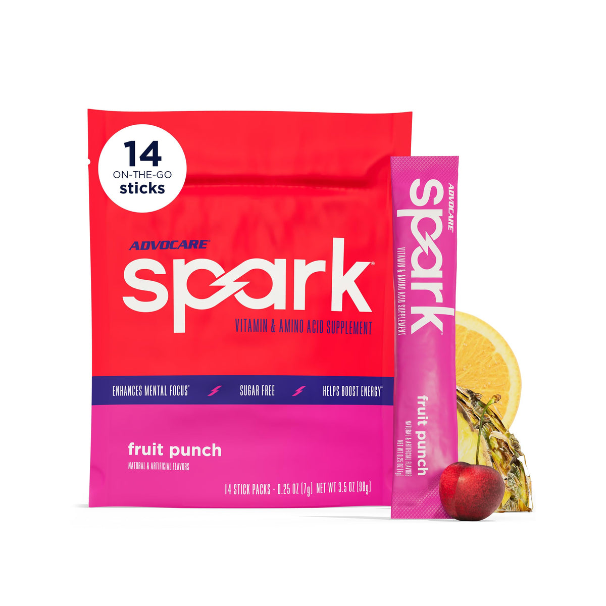 AdvoCare Spark Energy & Focus Drink Mix, Sunrise Grapefruit