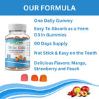 Greenfield Nutritions Halal Vitamin D3 for Kids 1000 IU - 90 Gummies - image 4