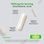 DORADO NUTRITION Arachidonic Acid 1500mg - 150 Capsules - image 4