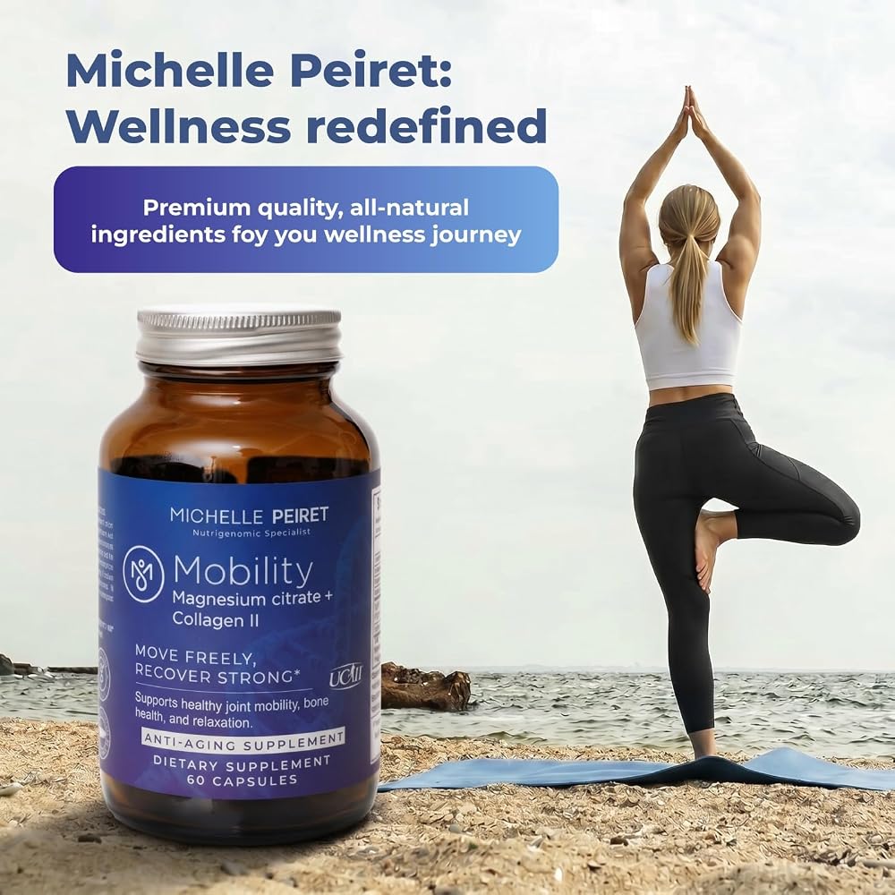 Michelle Peiret Mobility Magnesium Collagen Supplement - 60 Capsules - image 4