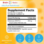 Brain Bean Nattokinase 5000 FU Circulation Support - 120 Capsules - image 4