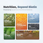 Hair Nutrition Supplement with Biotin & Vitamins - 30 Vegetarian Capsules - image 3