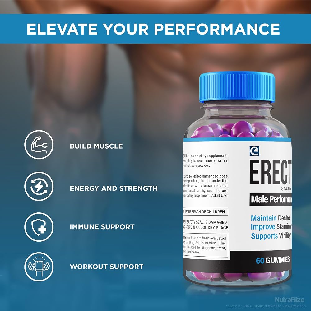 NutraRize Erectifil 1000 MG Gummies for Men - 180 Gummies - image 7