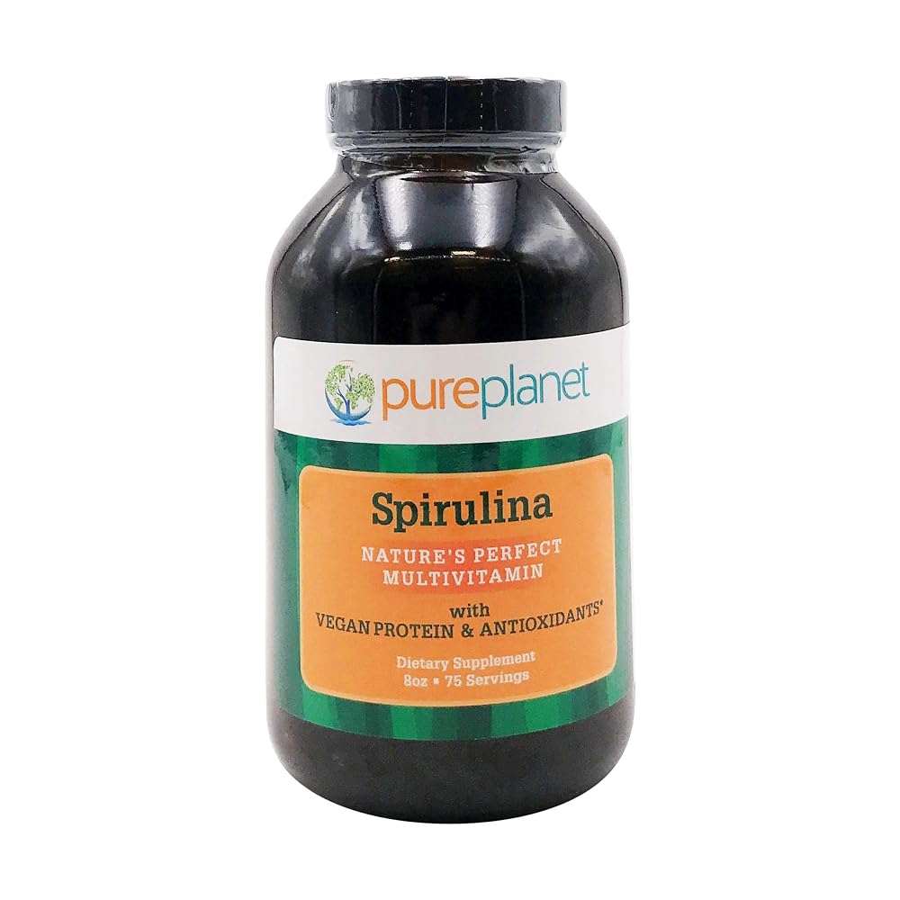 Pure Planet 100% Pure Spirulina Powder - 8 oz