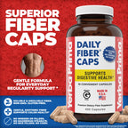 Yerba Prima Daily Fiber Caps Formula - 400 Capsules - image 2