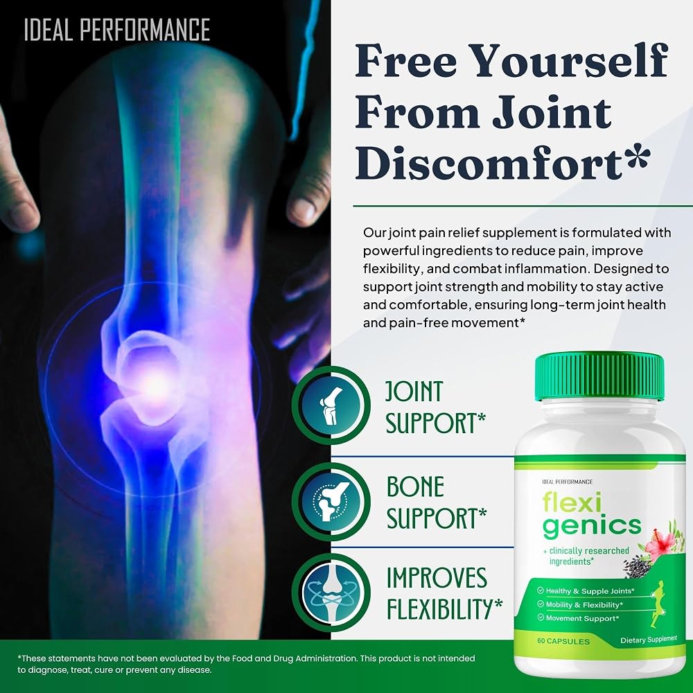 IDEAL PERFORMANCE Flexgenics Maximum Strength - 300 Capsules - image 4