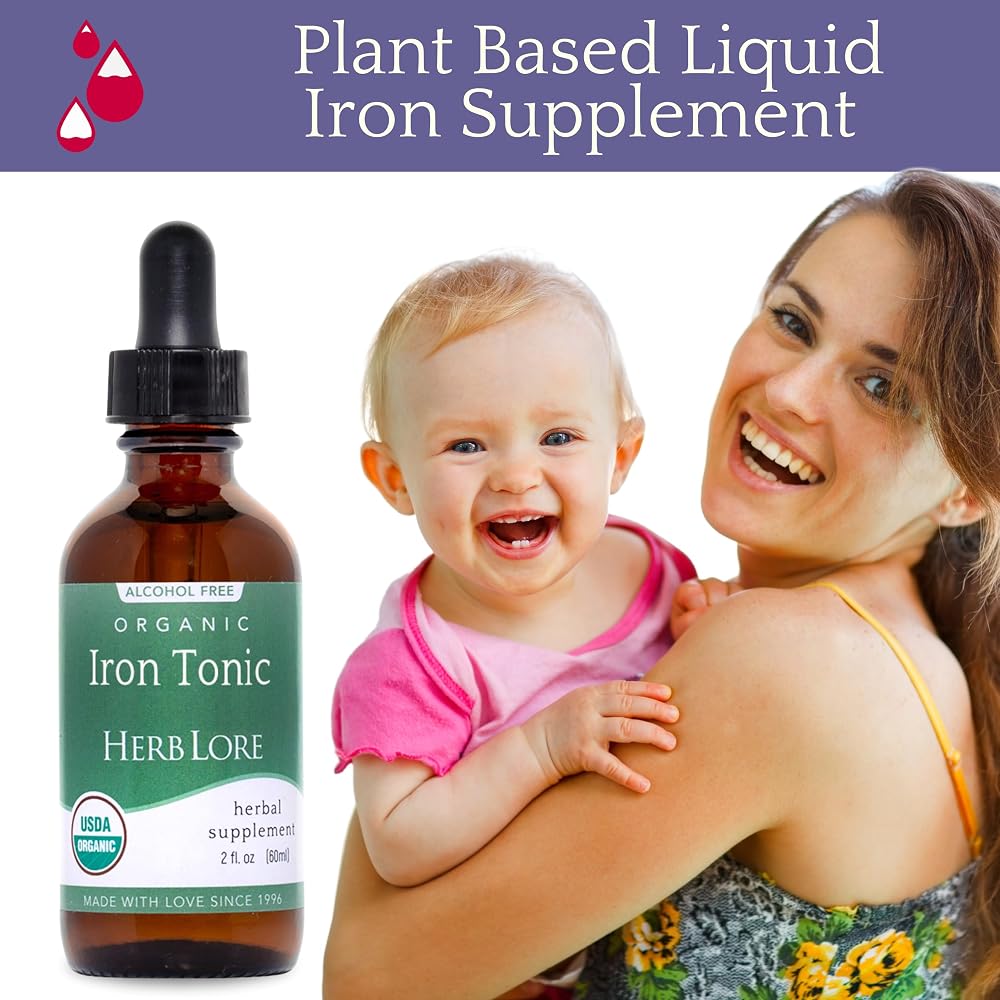 Herb Lore Organic Liquid Iron Tonic Tincture
