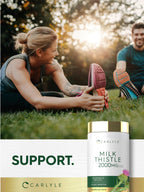 Carlyle Milk Thistle Herbal Supplement - 180 Capsules - image 6