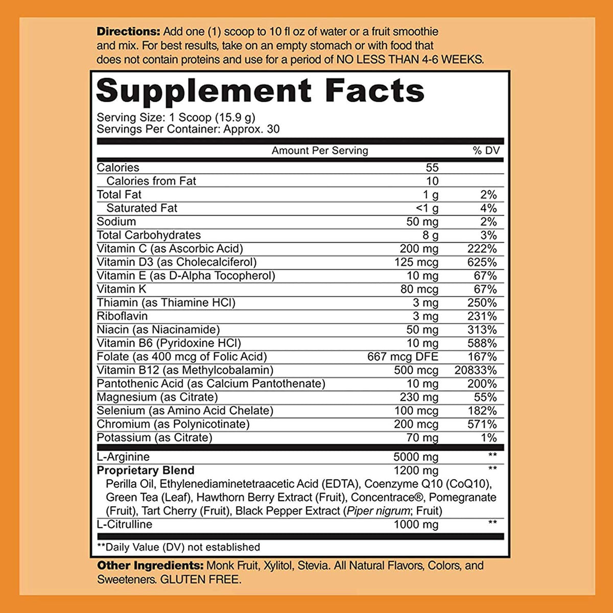 DOCTOR RECOMMENDED SUPPLEMENTS Cardio-Powder