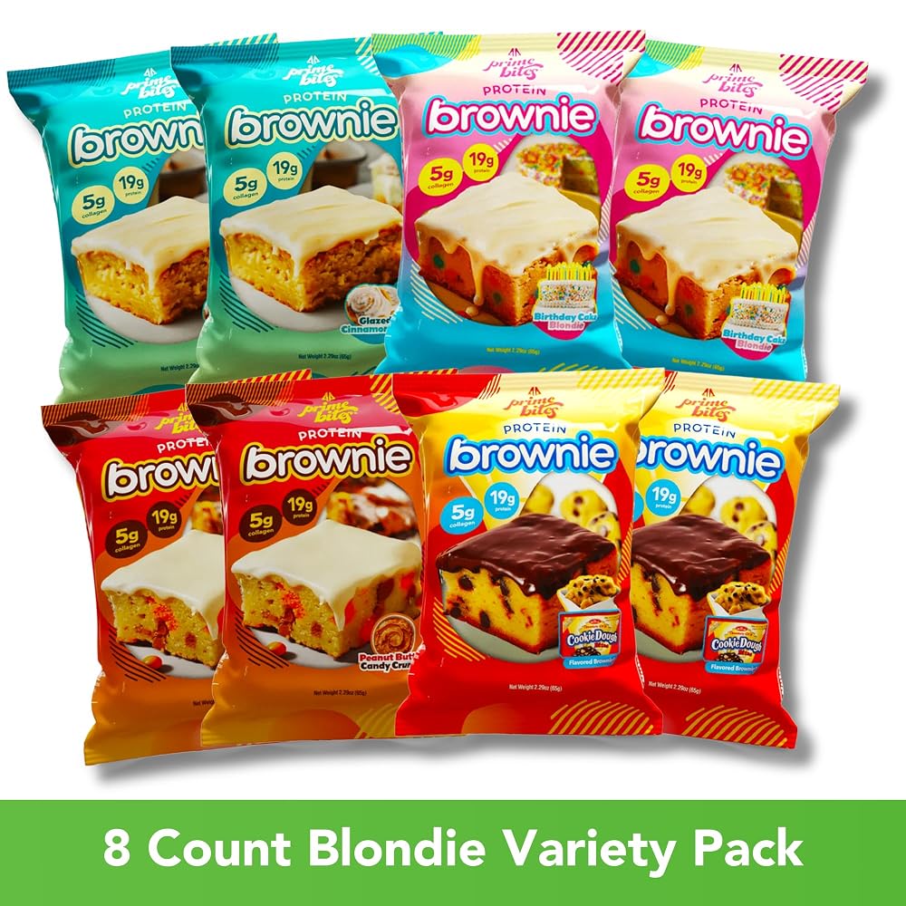 Mission Nutrition Prime Bites Protein Brownies Variety Pack - 8 Count - image 2