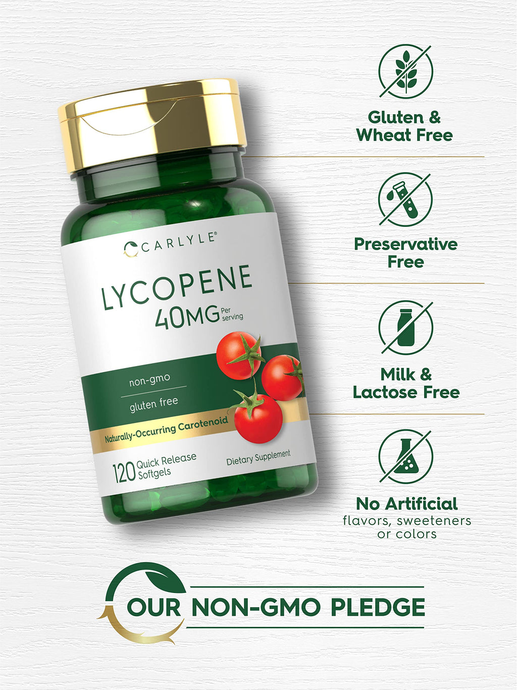Carlyle Lycopene 40mg - 120 Softgels - image 4