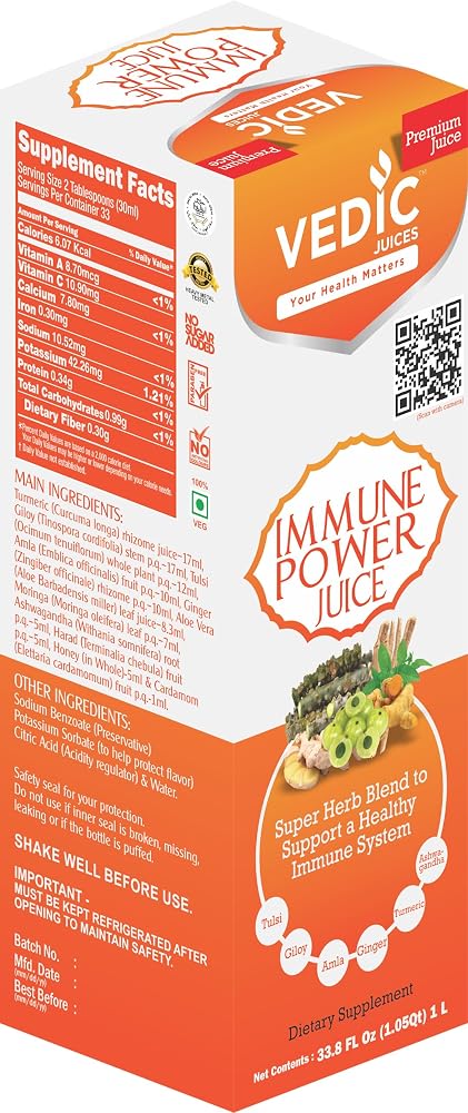 Vedic Juices Immune Power Juice Multi-Herb Blend - 1L - image 3