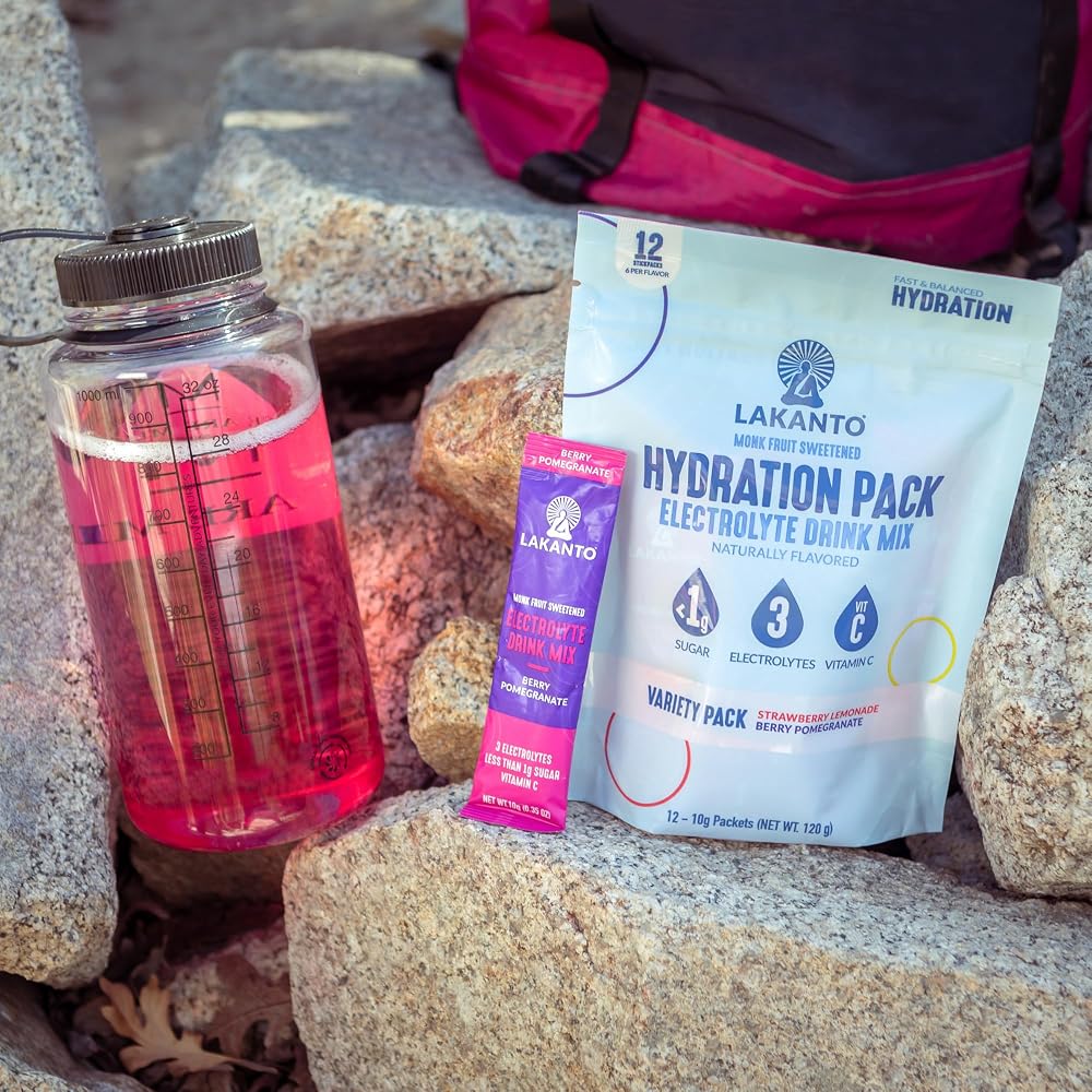 Lakanto Hydration Pack Electrolyte Drink Mix - 12 Sticks - image 4