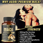 Agobi 7in1 Maca Root Capsules with Ashwagandha & Ginseng - 150 Count - image 5