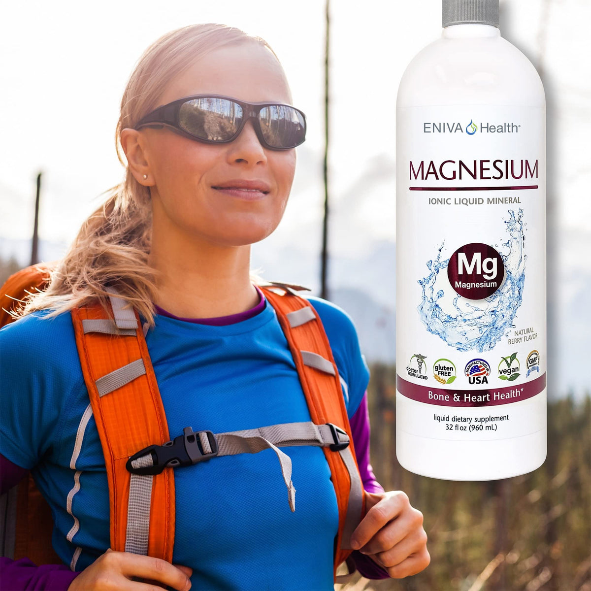 Eniva Liquid Ionic Magnesium Supplement - 32 fl oz - image 4