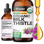 BIO KRAUTER Milk Thistle Extract for Liver Support - 4 Fl Oz