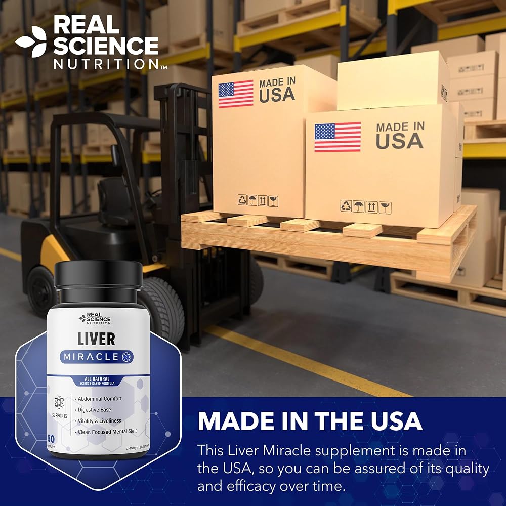 Real Science Nutrition Liver Miracle Liver Support - 60 Capsules - image 8