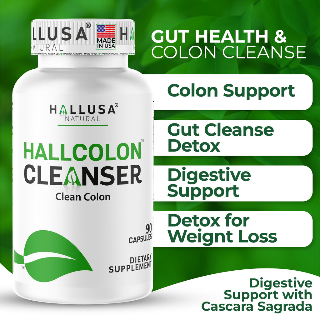 Hallusa Natural Colon Cleanser Herbal Fiber Blend - 90 Capsules - image 9