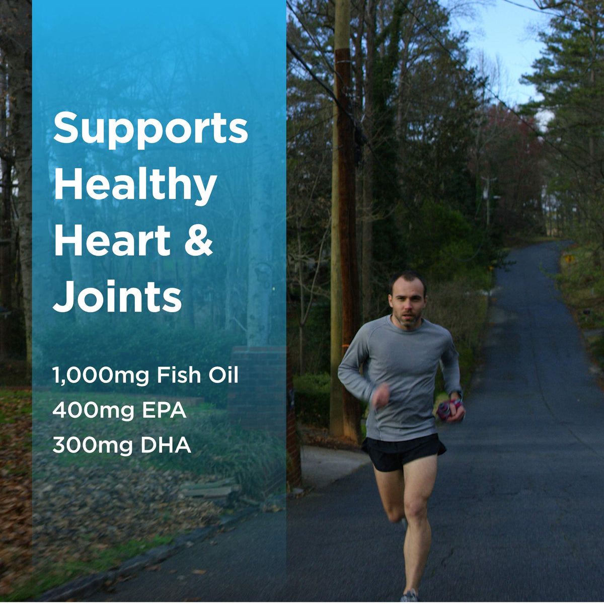 PEREGRUNE Runner Omega 3 Fish Oil Heart & Joint Support - 60 Softgels - image 4
