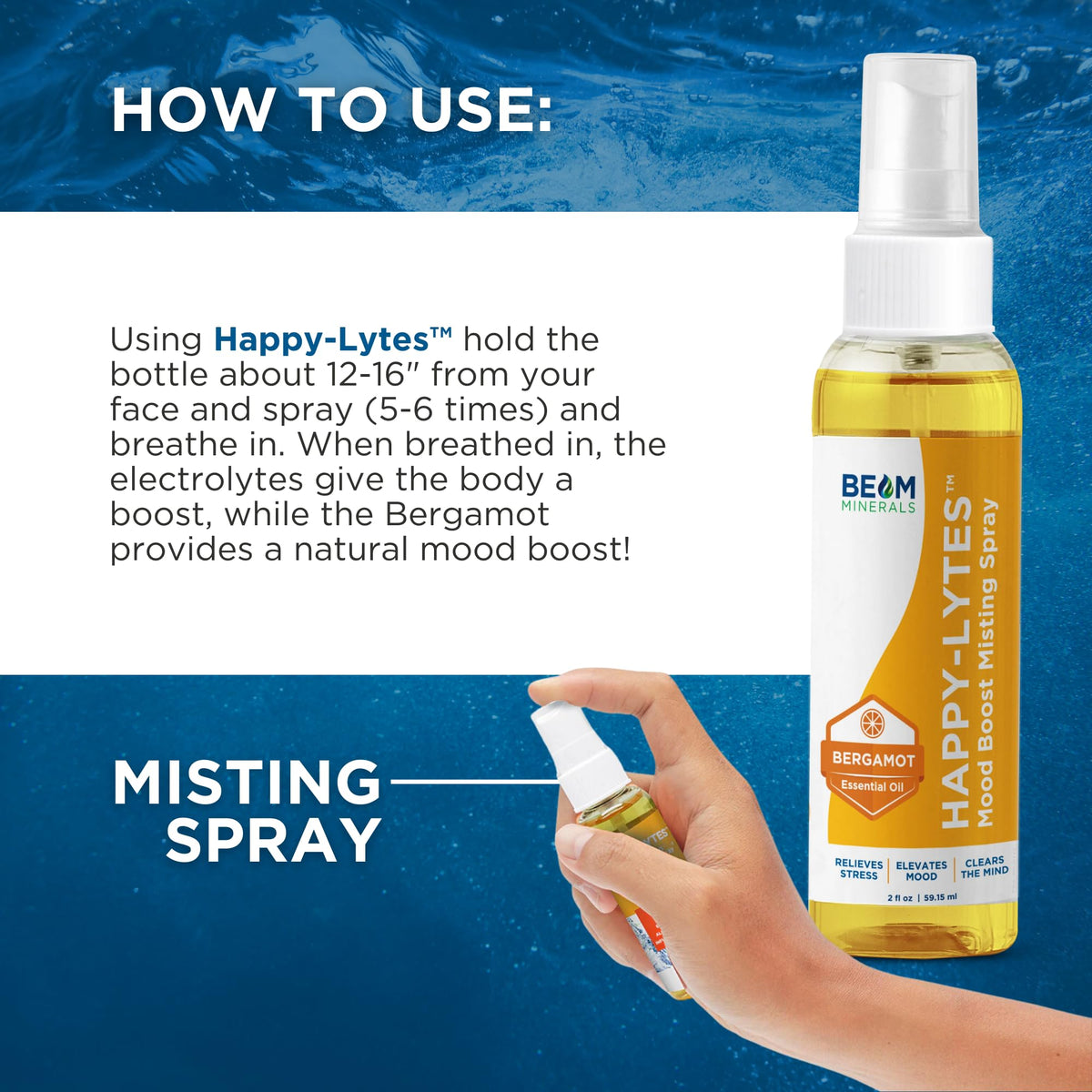 BEAM Minerals Happy-Lytes Mood Boost Electrolyte Spray - 2 fl oz - image 6