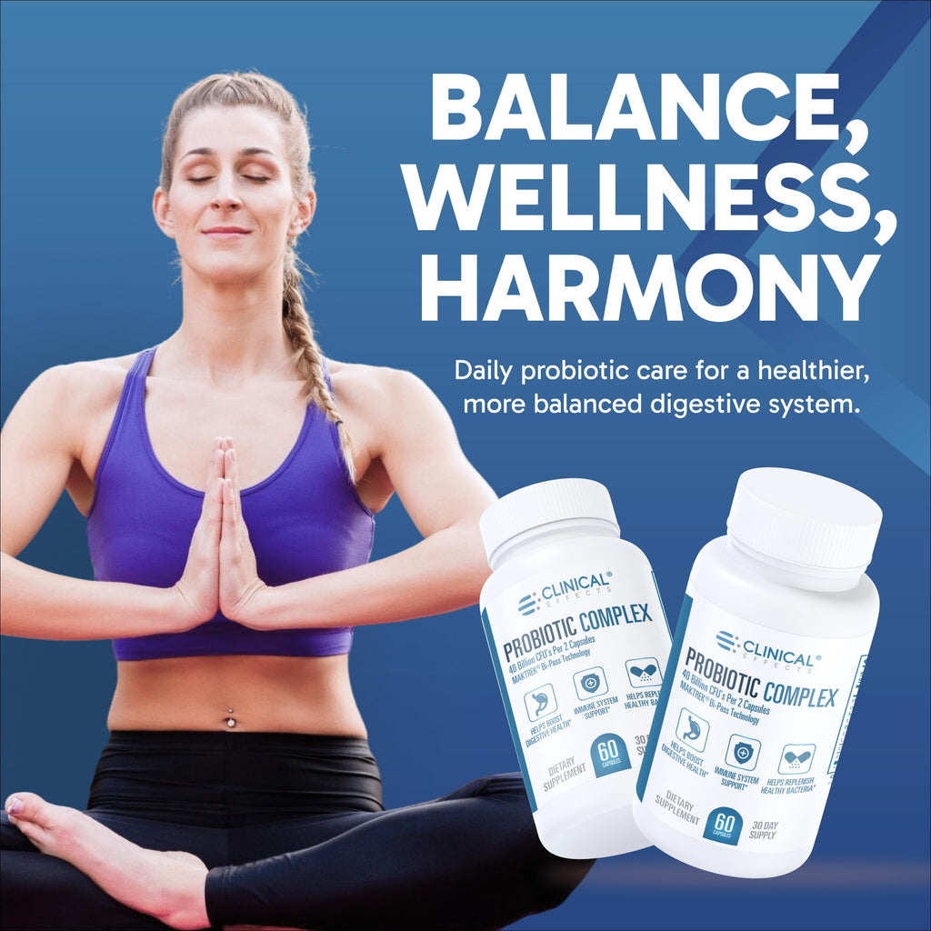 Clinical Effects Probiotic Complex 40 Billion CFU - 60 Vegetarian Capsules - image 2