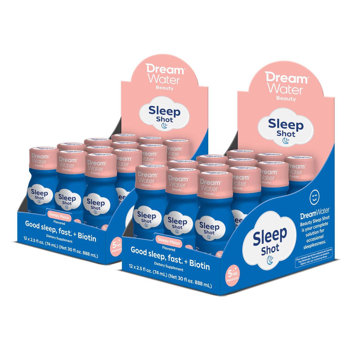 Dream Water Beauty Sleep Aid Drink Supplement; Melatonin 5mg