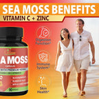 Organic Cadane Irish Sea Moss Extract Capsules - 90 Count - image 4