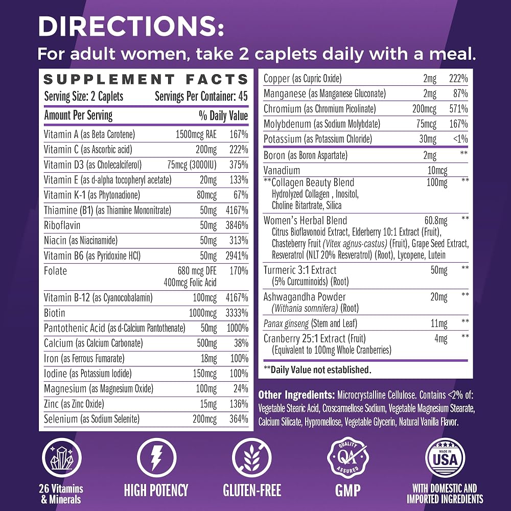 Vitamin World Ultra 360 Women's Multivitamin - image 3