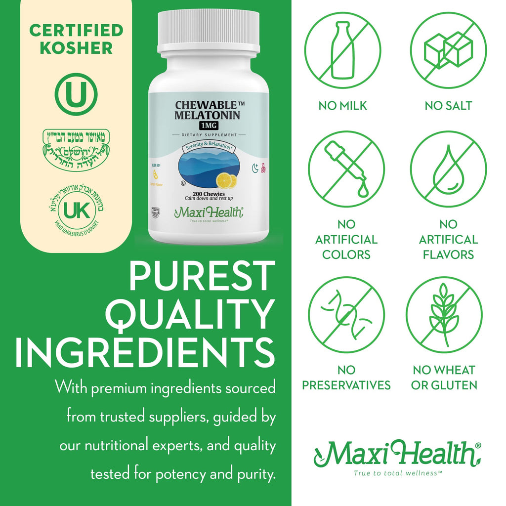Maxi Health Chewable Melatonin