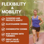 Arazo Nutrition Glucosamine Chondroitin Turmeric Msm Boswellia