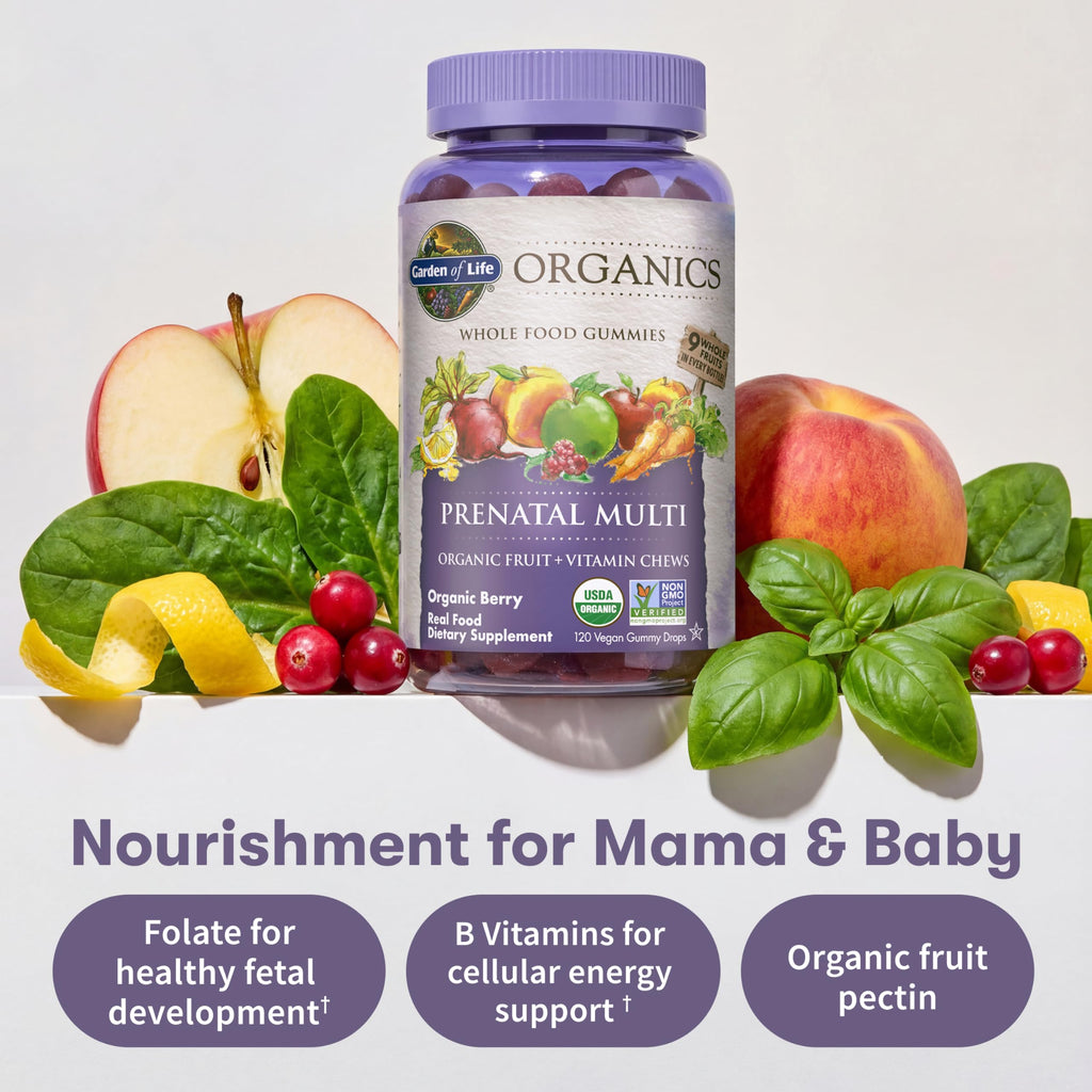 Garden of Life Organics Prenatal Multivitamin Gummies - 120 Gummies - image 3